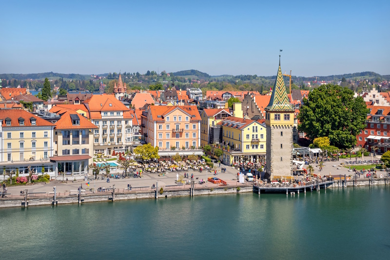 Bodensee Lindau en Mangturm