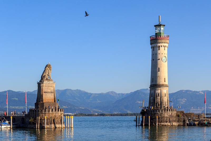 Bodensee Lindau vuurtoren