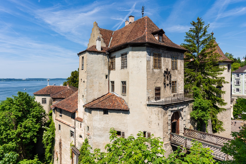 Bodensee Meersburg oude kasteel