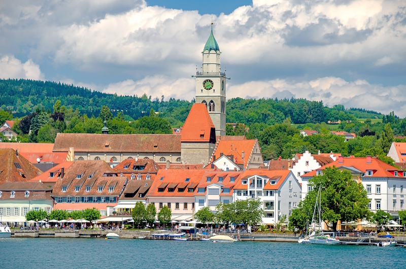 Bodensee Überlingen stad