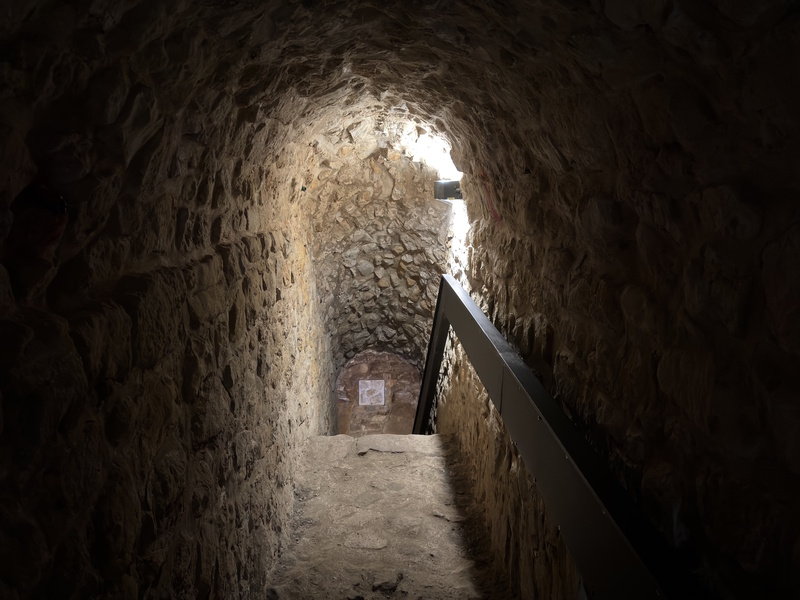 Luxermburg kazematten en donker tunneltje