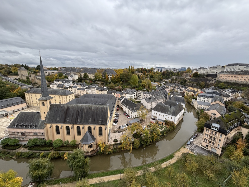Luxermburg kazematten uitzicht