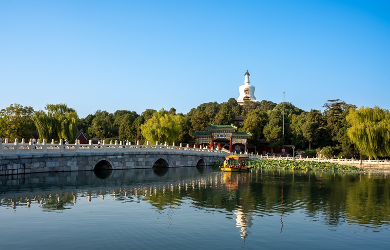 Beihai Park in Peking