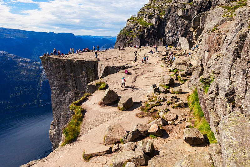Preikestolen scheur