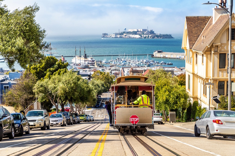San Francisco vakantie Cable Car