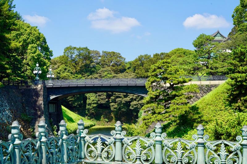 Brug keizerlijk paleis Tokyo