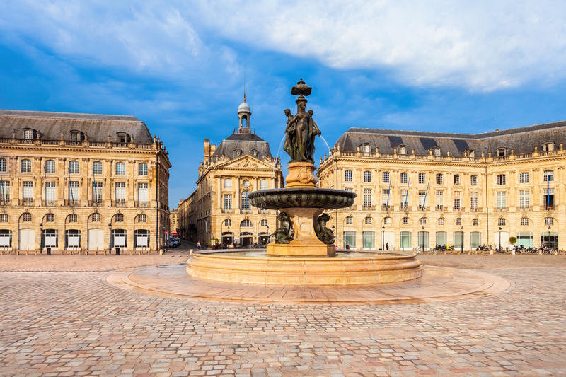 Bordeaux Place de la Bourse gebouwen