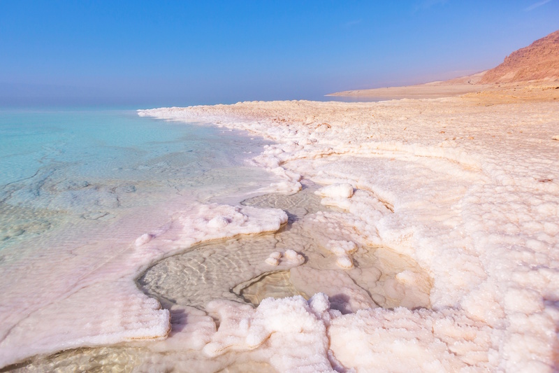 Zout Dode Zee Jordanië