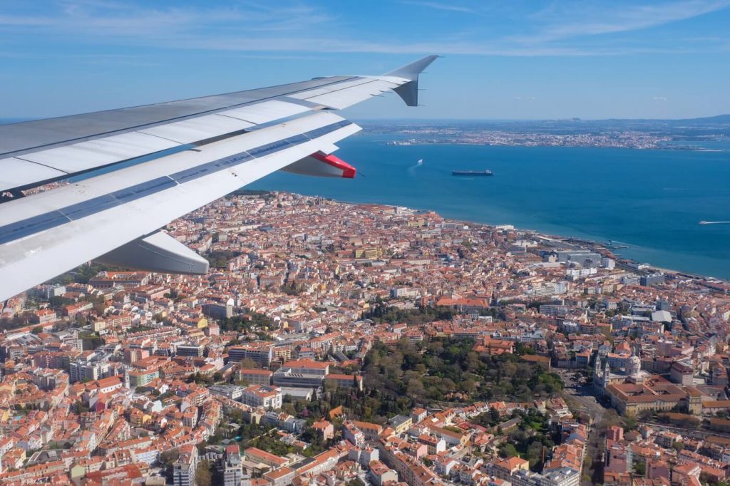 Lissabon vliegen
