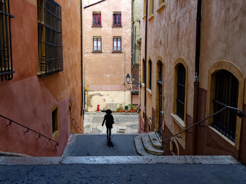 Trap oude stad Lyon