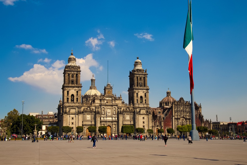 Mexico-Stad vakantie Zocalo