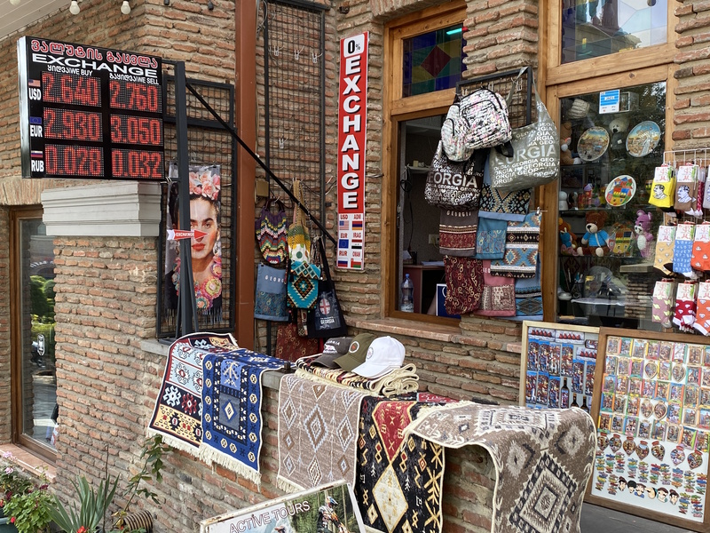 Tbilisi souvenirwinkel