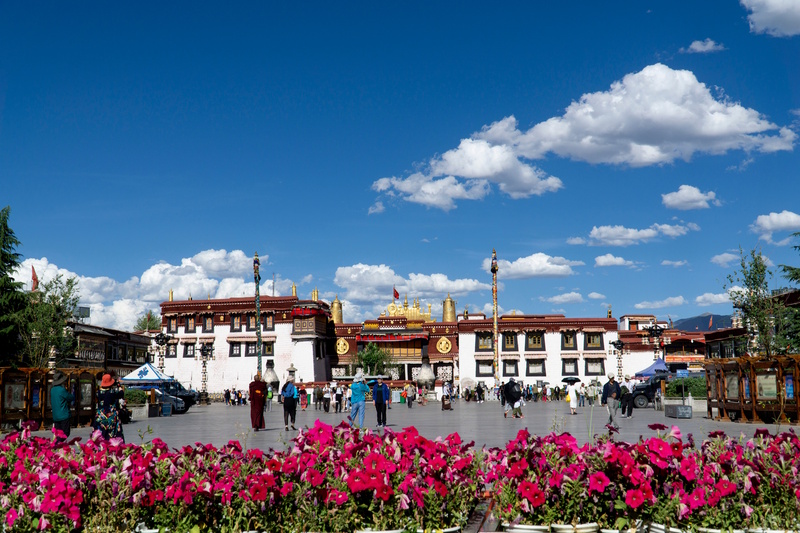 Tibet Barkhor Street Lhasa