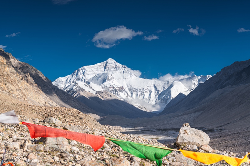 Mount Everest in Tibet