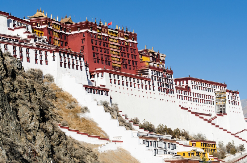 Tibet Potala Paleis Lhasa