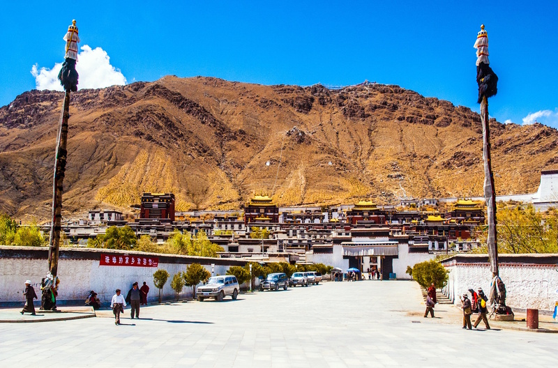 Tibet Tashilhunpo klooster Shigatse