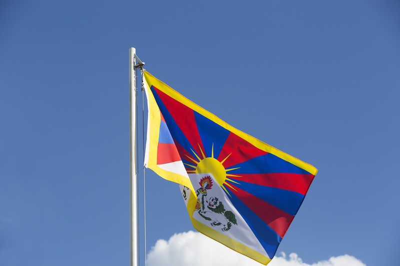 Tibet vakantie vlag