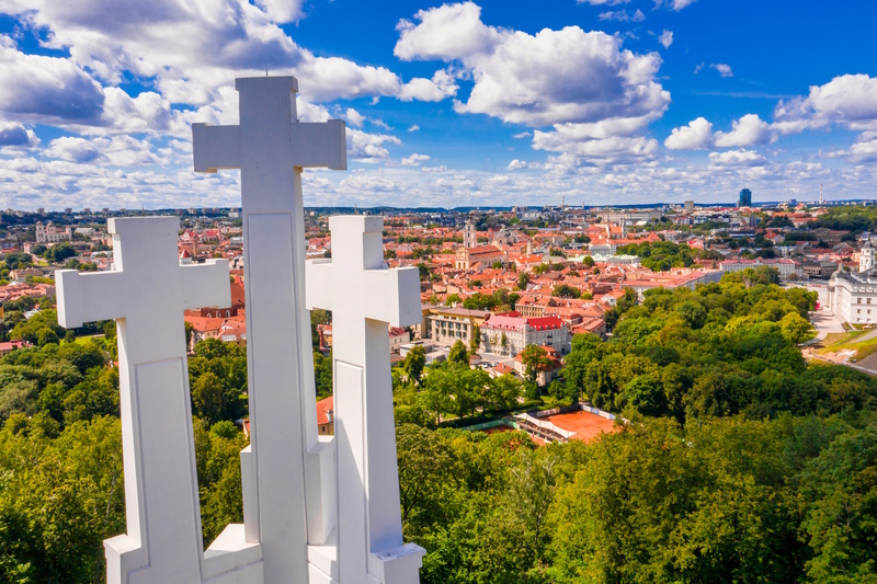 Heuvel drie kruizen Vilnius