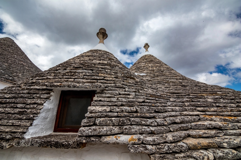 Alberobello trullo tweeling