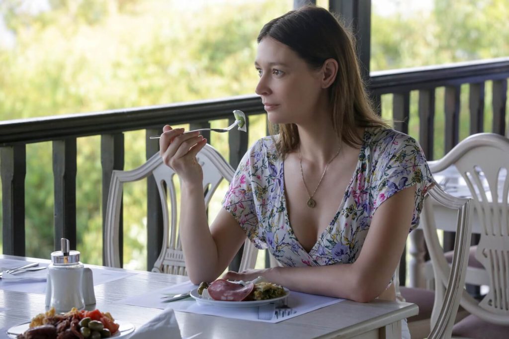 Alleen eten in een restaurant