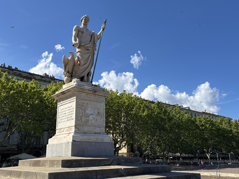 Bastia standbeeld Napoleon