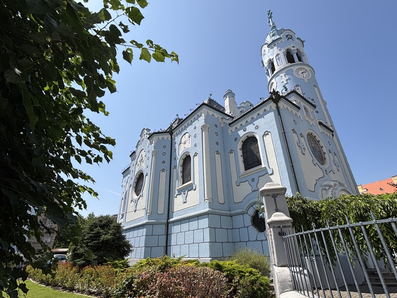Blauwe kerk in Bratislava