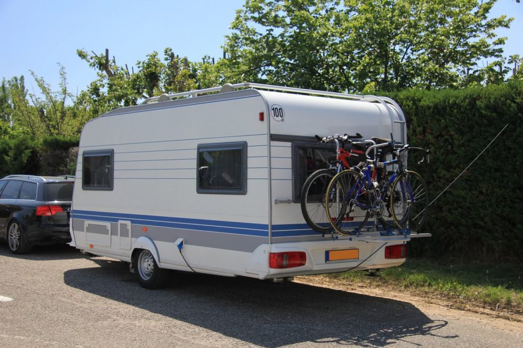 Hobby-caravan op pad