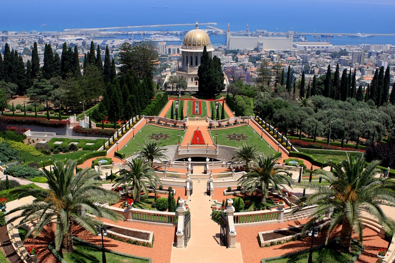 Bahai-tuinen Haifa Israël