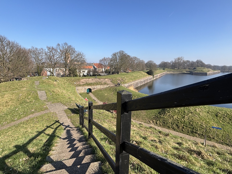 Naarden Vestingmuseum uitzicht