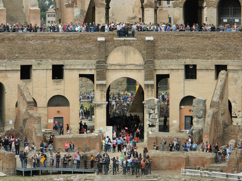 Rome Colosseum toeristen
