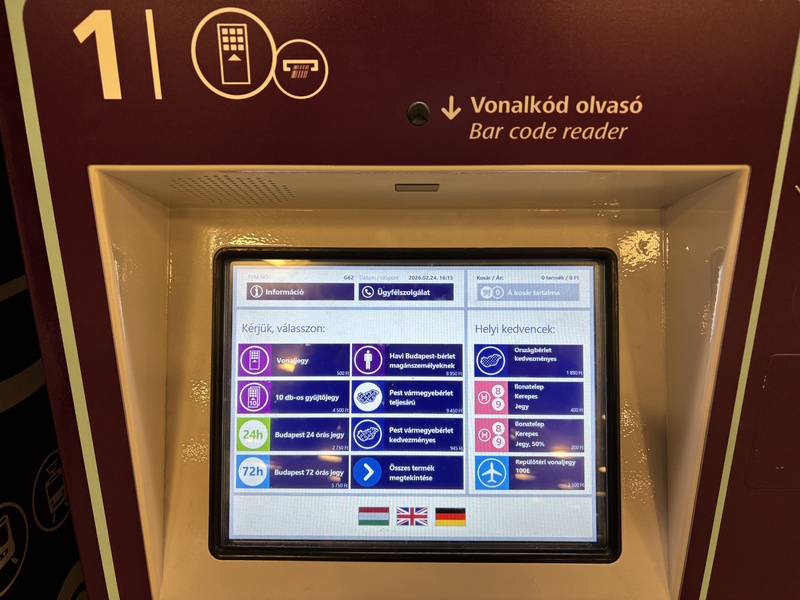 Boedapest ticket kopen