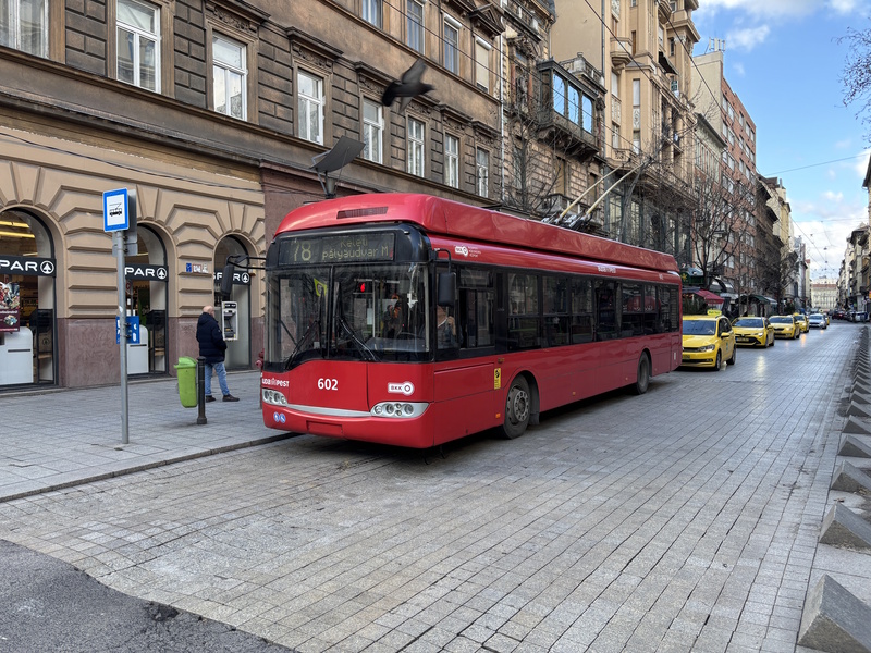 Boedapest trolleybus