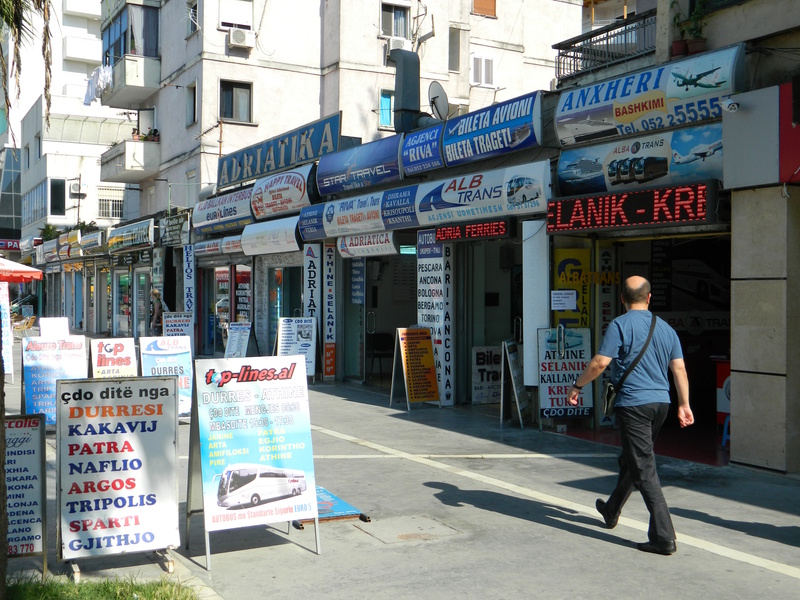 Durrës winkelstraat