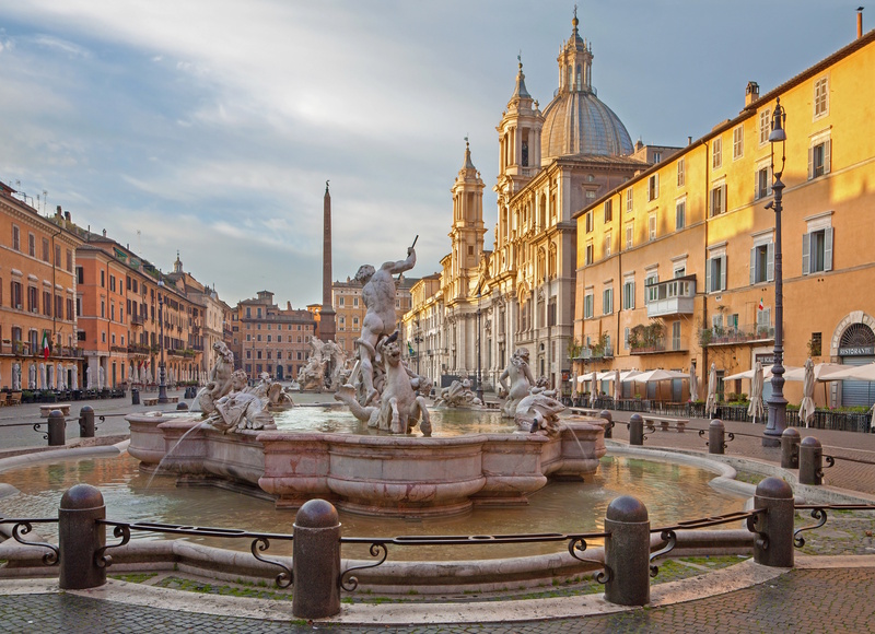 Obelisk Piazza Navona Rome