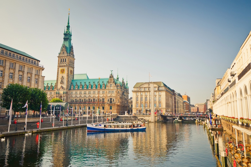 Duitsland Hamburg stadhuis