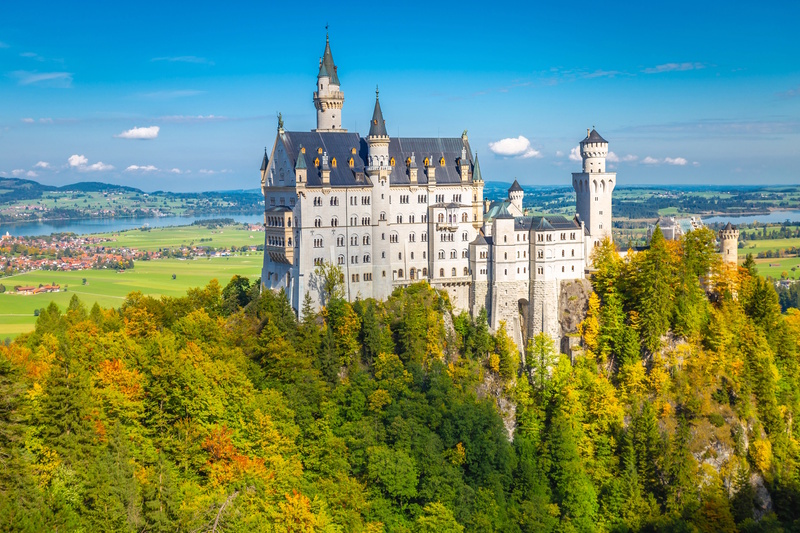 Kasteel Neuschwanstein in Duitsland