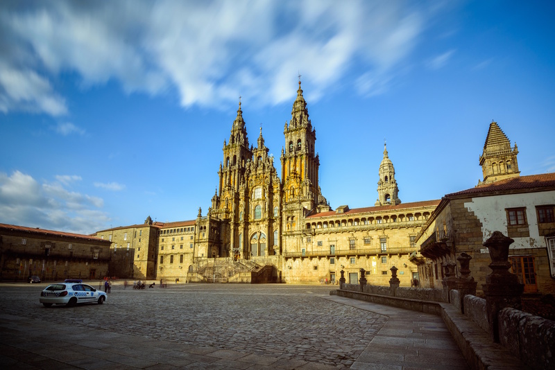 KLM vliegen Santiago de Compostella