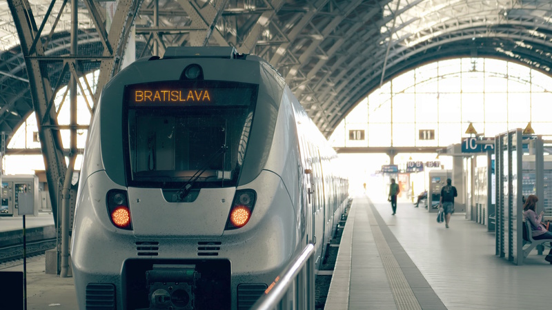 Slowakije trein Bratislava