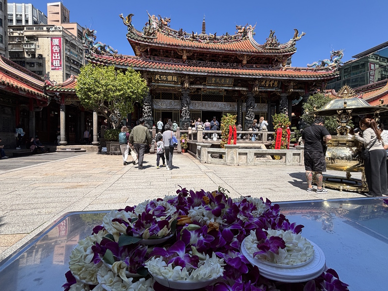 Longshan Tempel in Taipei Taiwan