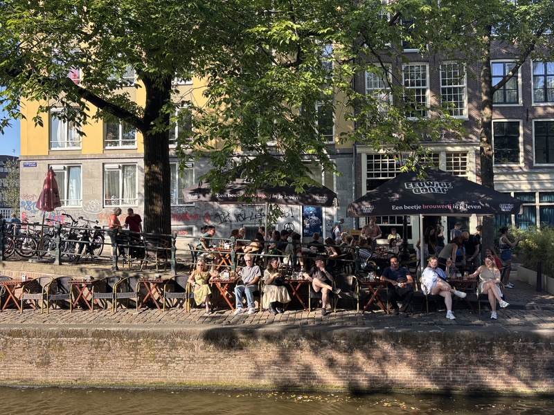Amsterdam terrassen water Spanjer Twist