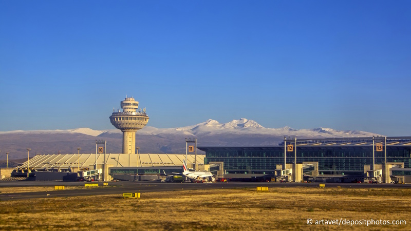 Armenië luchthaven Jerevan