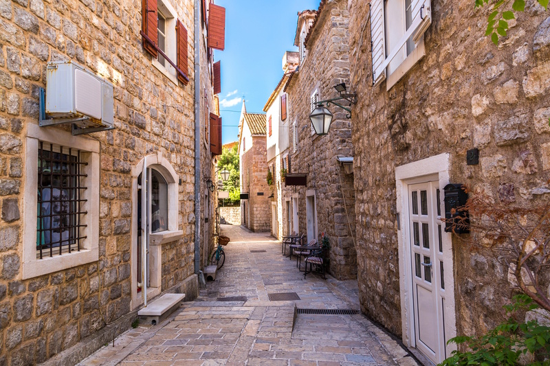 Budva oude stad
