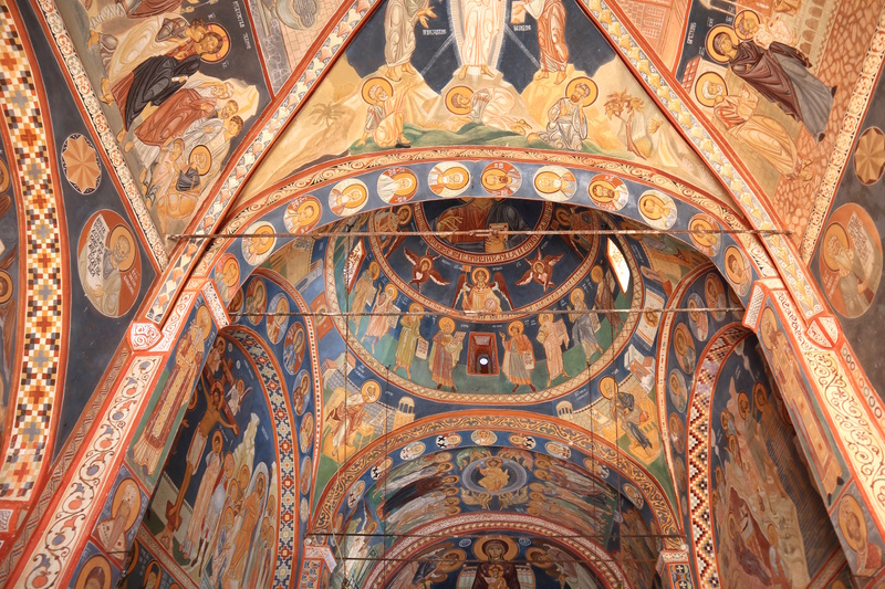Podmaine klooster fresco's Budva