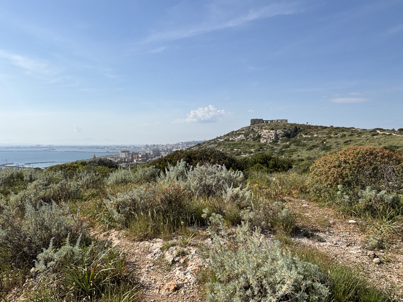 Cagliari kaap uitzicht
