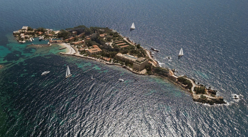 Franse Rivièra eiland overnachten