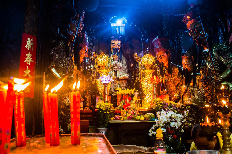 Ho Chi Minh City keizerlijke tempel