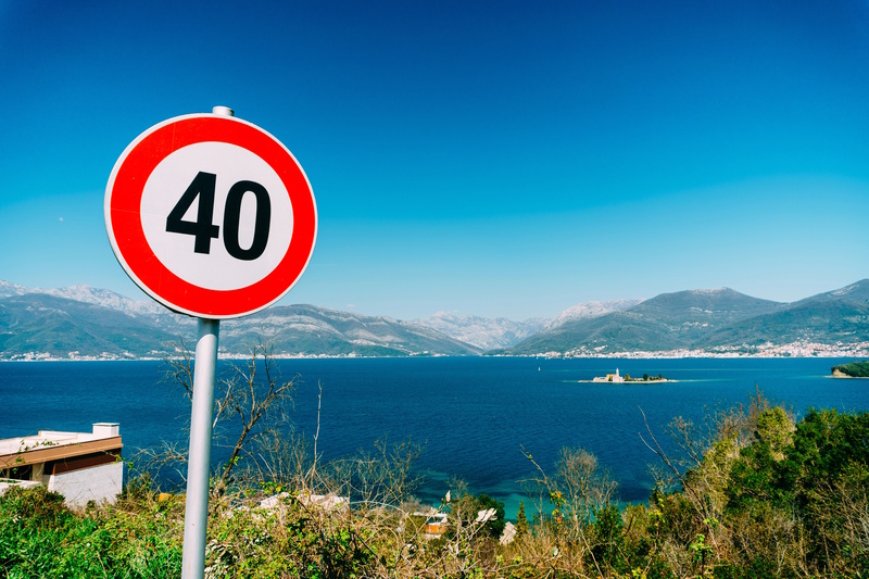 Montenegro autorijden snelheid