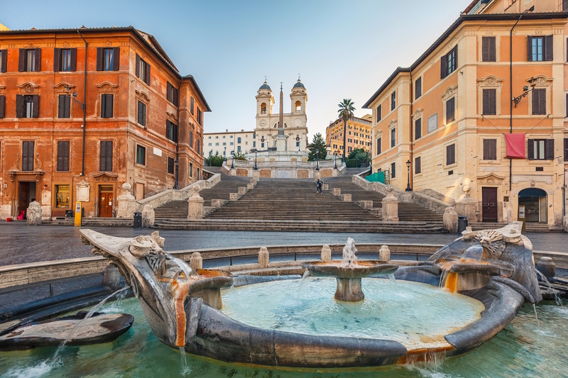 Fontein Spaanse Trappen Rome
