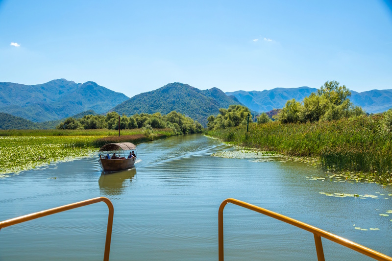 Shkodër meer boot