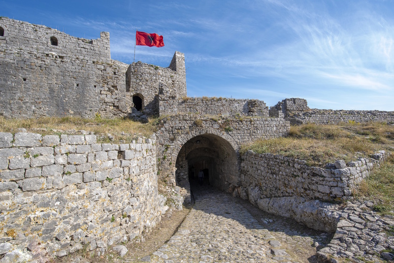 Entree Rofaza kasteel Shkodër